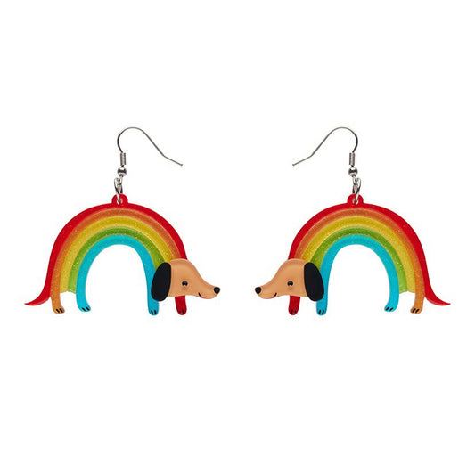Rainbow Ruff Earrings - Erstwilder
